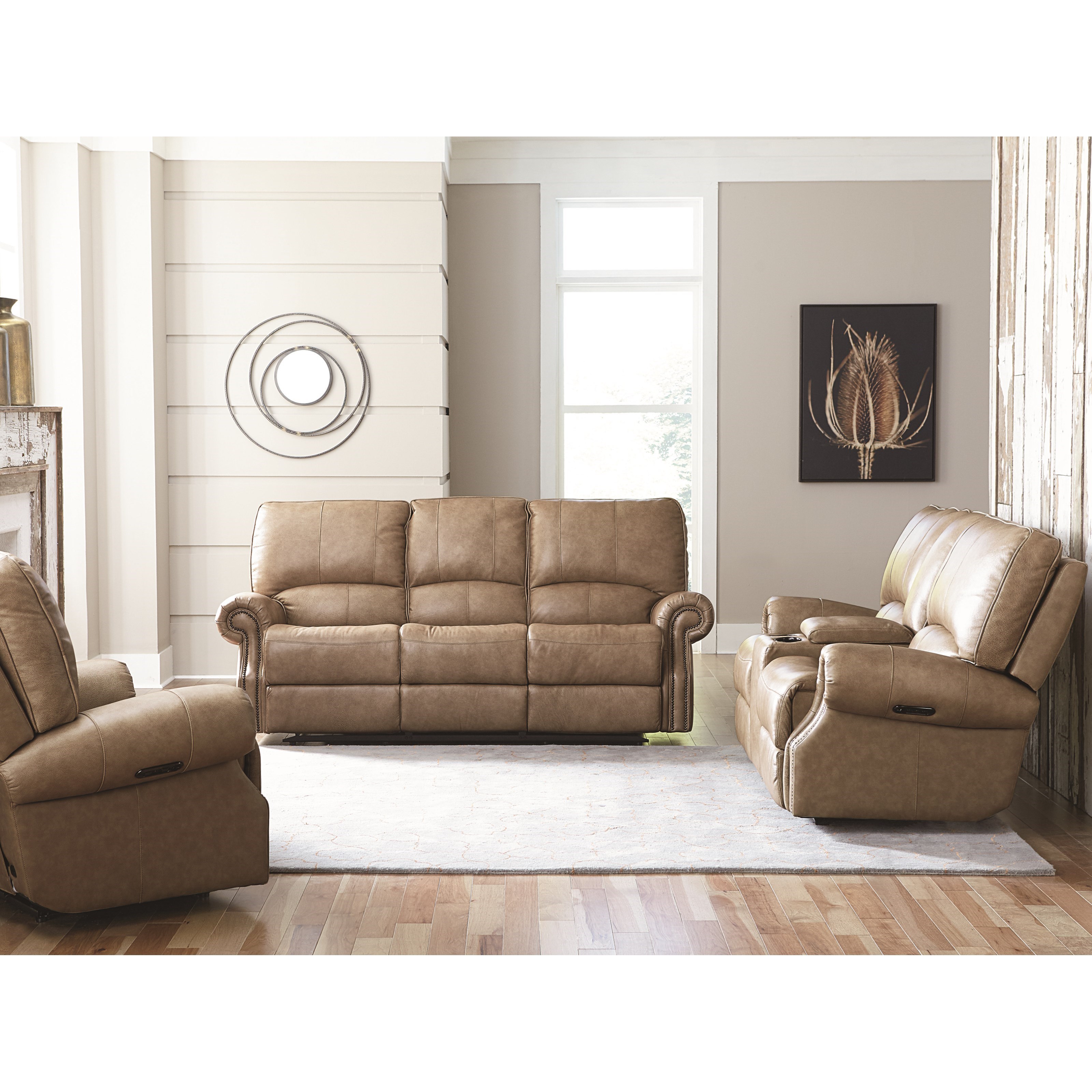 Bassett power sales reclining sofa